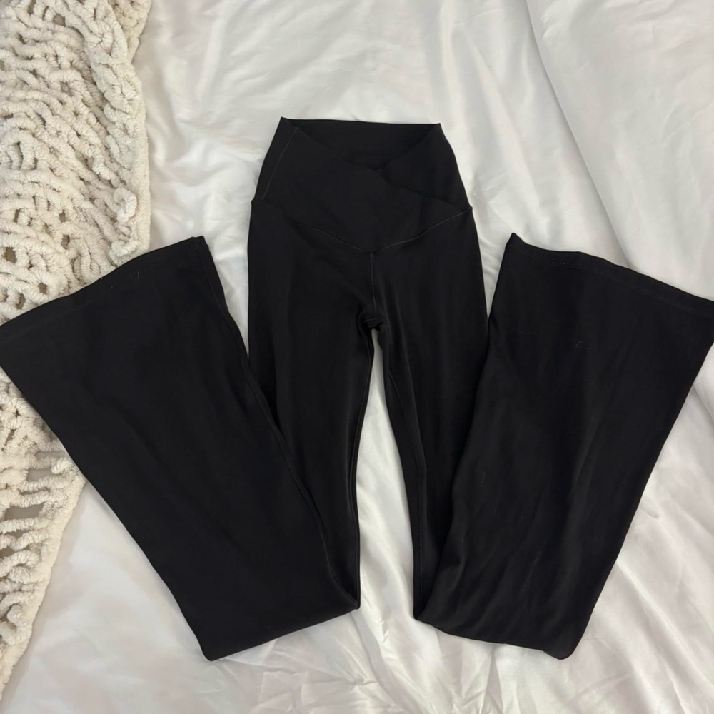 Aerie Black Flare Pants